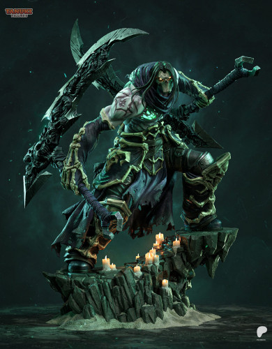 Фигурка Смерти в мрачном образе из игры «Darksiders II»