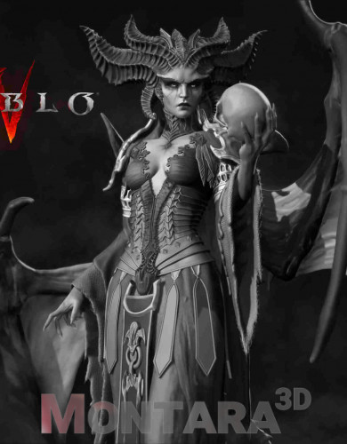Фигурка Лилит из игры Диабло IV